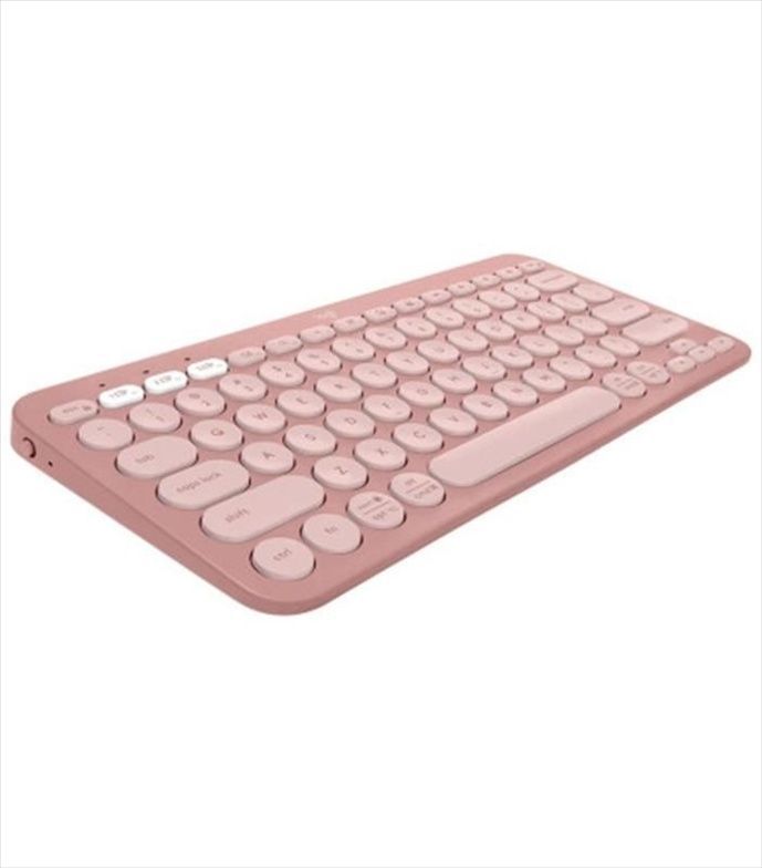 Клавіатура бездротова Logitech Pebble Keys 2 K380s Рожева (Rose) 165411 фото