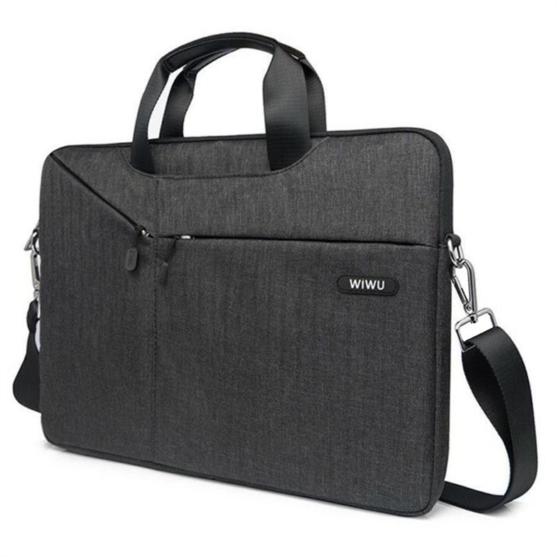Сумка для ноутбука WIWU City Commuter Bag 15.6" Чорна (Black) 186392 фото