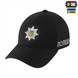 Бейсболка M-Tac Поліція Elite Flex рип-стоп Чорна (Black) (L/XL) 227284 фото 4