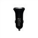 Автомобільний зарядний пристрій XO CC21 2.4A/2 USB LED Чорний (Black) 97806 фото 4