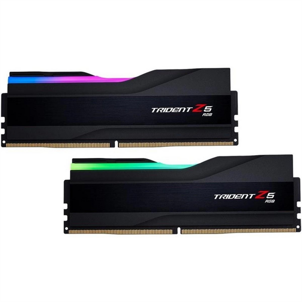 Модуль пам'яті DDR5 2x32GB/6400 G.Skill Trident Z5 RGB (F5-6400J3239G32GX2-TZ5RK) Чорний (Black) 209069 фото