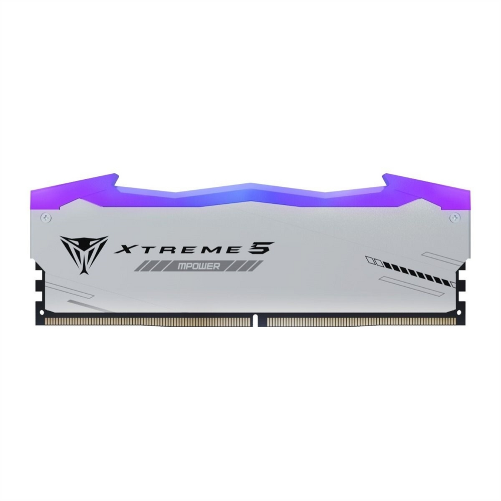 Модуль пам'яті DDR5 2x16GB/8000 Patriot Viper Xtreme 5 MPOWER RGB (PVXR532G80C38KM) Білий (White) 208415 фото