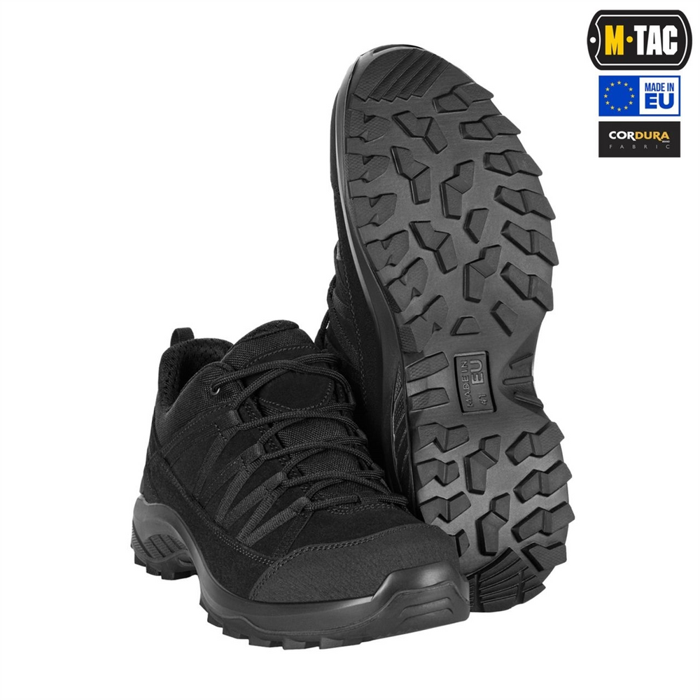 Кросівки тактичні M-Tac Combat Чорні (Black) (45) 229051 фото