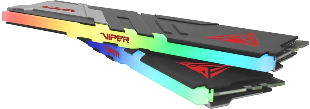 Модуль пам'яті DDR5 2x32GB/6000 Patriot Viper Venom RGB (PVVR564G600C30K) Чорний (Black) 208423 фото