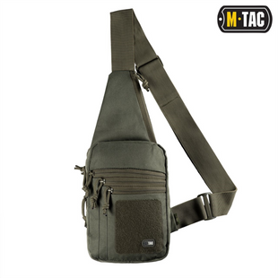 Сумка-кобура M-Tac плечова з липучкою Зелена (Olive) 223658 фото