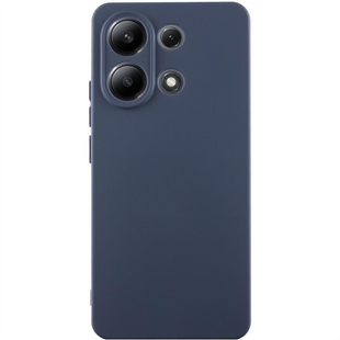 Чохол накладка для Xiaomi Redmi Note 13 TPU GETMAN Liquid Silk Full Camera Синя (Midnight Blue) 262207 фото
