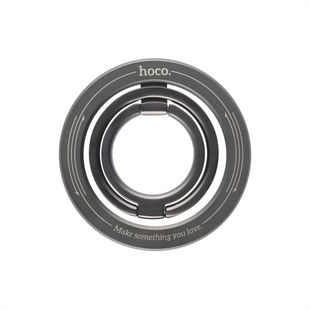 Кільце-тримач Hoco GH2 магнітний Чорний (Black) 134016 фото