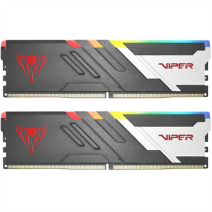 Модуль пам'яті DDR5 2x32GB/6000 Patriot Viper Venom RGB (PVVR564G600C30K) Чорний (Black) 208423 фото