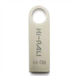 USB Флеш 64Gb Hi-Rali Shuttle Срібна (Silver) 146006 фото