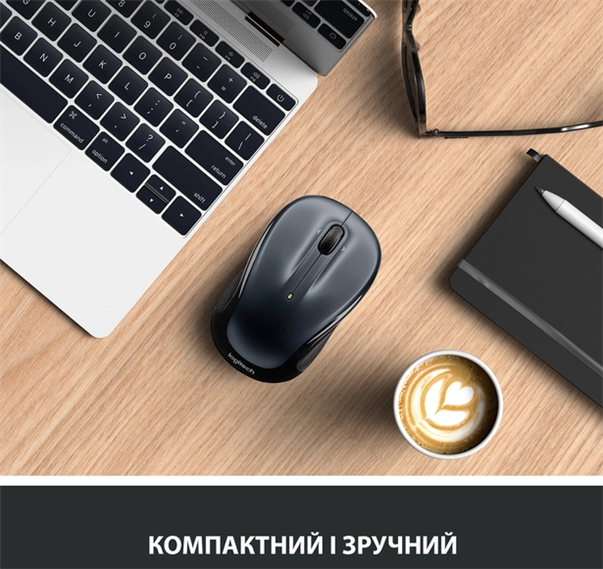 Миша бездротова Logitech M325s Чорна (Dark Silver) 160007 фото