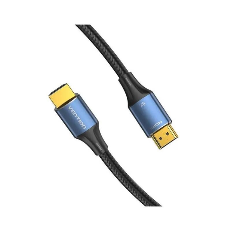 Кабель HDMI Vention HDMI - HDMI V 2.1 (M/M) (ALGLF) 1м Чорний (Black) 189335 фото