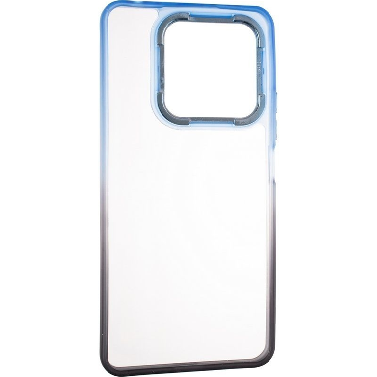Чохол накладка для Xiaomi Redmi A3 Juicy Fresh TPU+PC Чорна/Синя (Black/Blue) 182511 фото