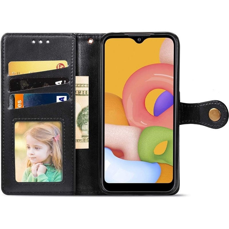 Чохол кейс для Samsung A34 GETMAN Gallant (PU) Чорний (Black) 194134 фото