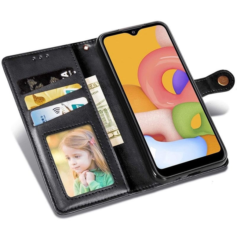 Чохол кейс для Samsung A34 GETMAN Gallant (PU) Чорний (Black) 194134 фото