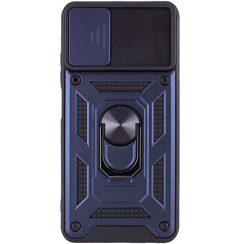 Чохол накладка для Xiaomi Redmi Note 11 Pro 4G/11 Pro 5G/11E Pro/12 Pro Ummi Camshield Serge Ring Синя (Blue) 263120 фото