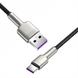 USB кабель Baseus Cafule Metal Data USB to Type-C 66W (1м) Чорний (Black) 168086 фото 2