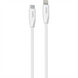 USB кабель Gelius One GP-UCN013 Type-C to Lightning 3A 27W (1м) Білий (White) 171246 фото 1