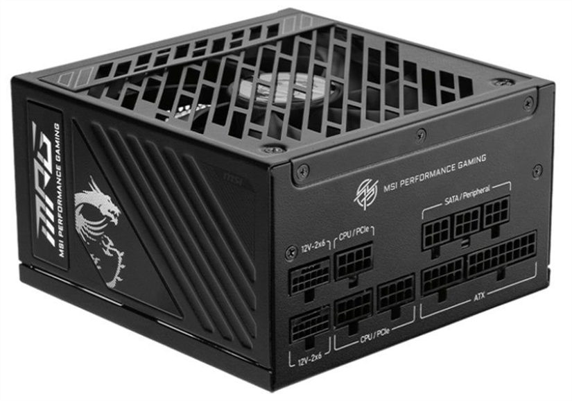 Блок живлення MSI MPG A1000GS PCIE5 1000W Чорний (Black) 208735 фото