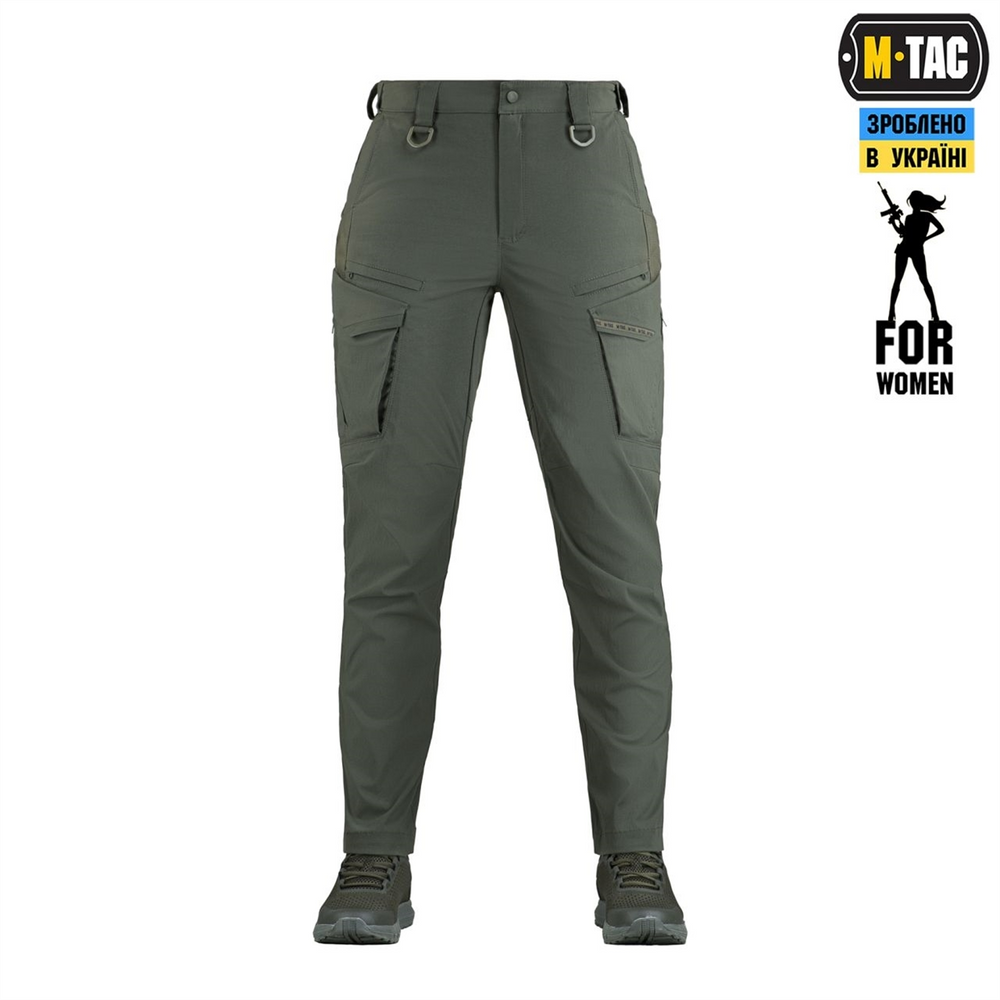 Штани M-Tac Aggressor Summer Flex Lady Зелені (Army Olive) (34/32) 237792 фото