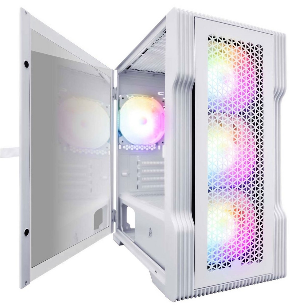 Корпус 1stPlayer T3-WH-4F1-W Білий (White) 208094 фото