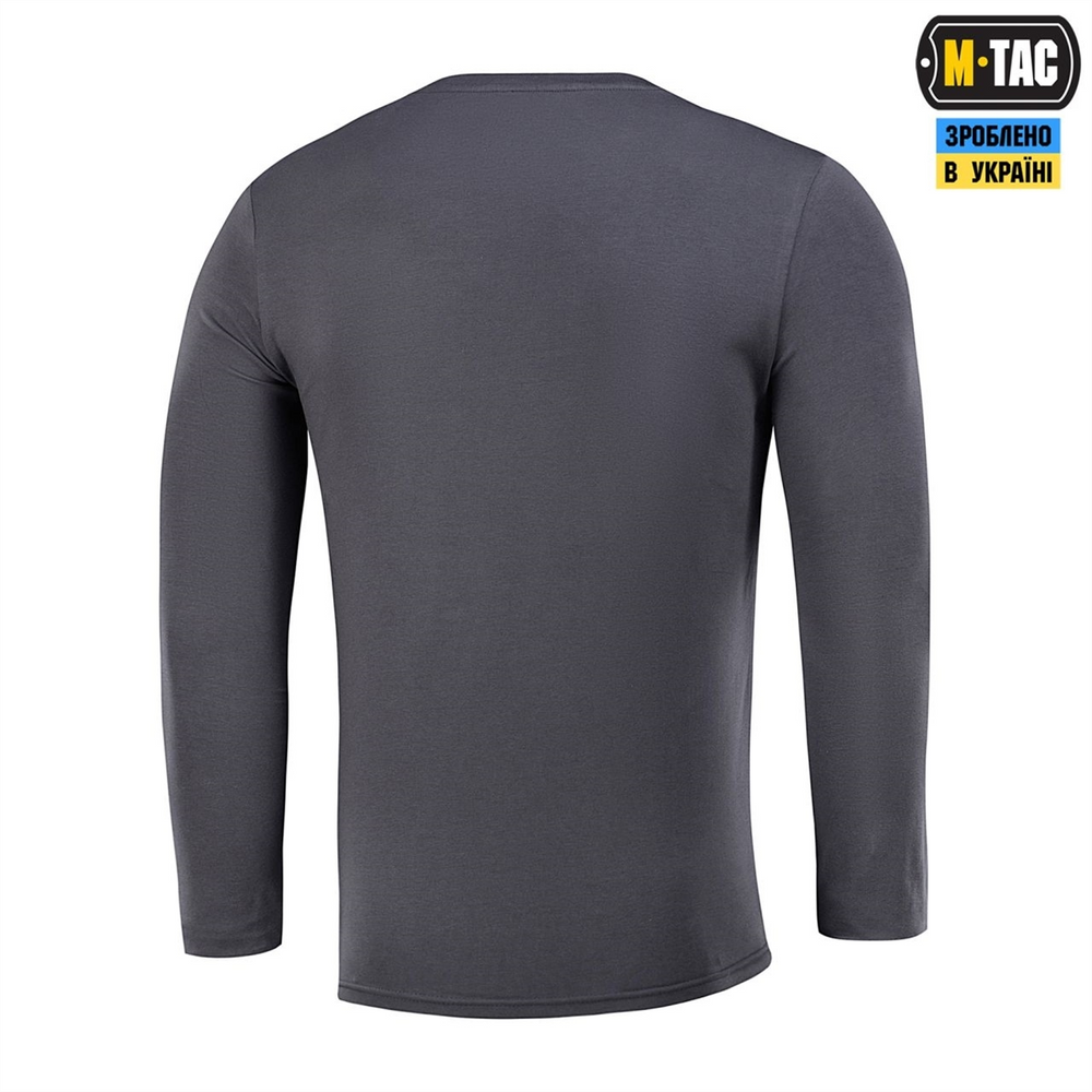 Футболка із довгим рукавом M-Tac 93/7 Сіра (Dark Grey) (3XL) 235307 фото