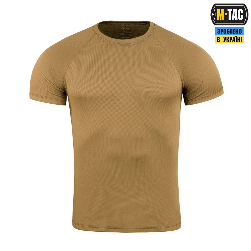 Футболка реглан M-Tac потовідвідна Summer 2XL Коричнева (Coyote) 221158 фото