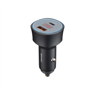 Автомобільний зарядний пристрій Usams CC146 USB-A/USB-C QC&DP3.0 95W 3A Чорний (Black) 103102 фото