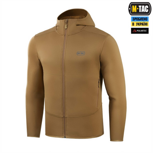 Кофта M-Tac Shadow Fleece Polartec Коричнева (Coyote) (XS) 228913 фото