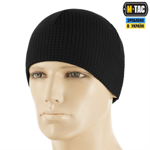Шапка-підшоломник M-Tac фліс ріп-стоп XL Чорна (Black) 221688 фото