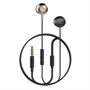Навушники з мікрофоном ColorWay Slim 3.5 mm Wired Earphone Blast 2 Чорні (Black) 193932 фото