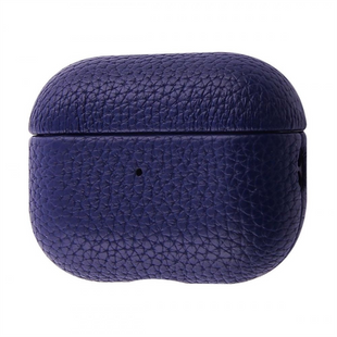 Чохол для навушників AirPods Pro Leather Case Синій (Midnight Blue) 147568 фото