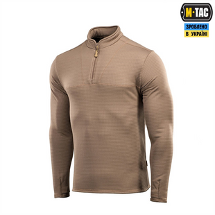 Термосорочка M-Tac фліс Delta Level 2 M Коричнева (Coyote Brown) 220741 фото