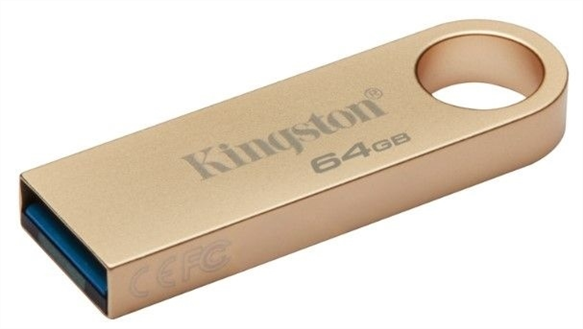 USB Флеш 64Gb Kingston DT SE9 G3 USB3.2 Золота (Gold) 186795 фото