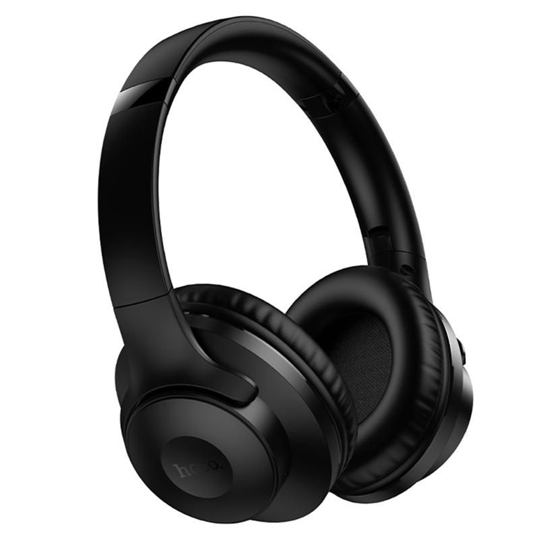 Бездротові повнорозмірні навушники Hoco W71 Cool sound Чорні (Black) 245674 фото