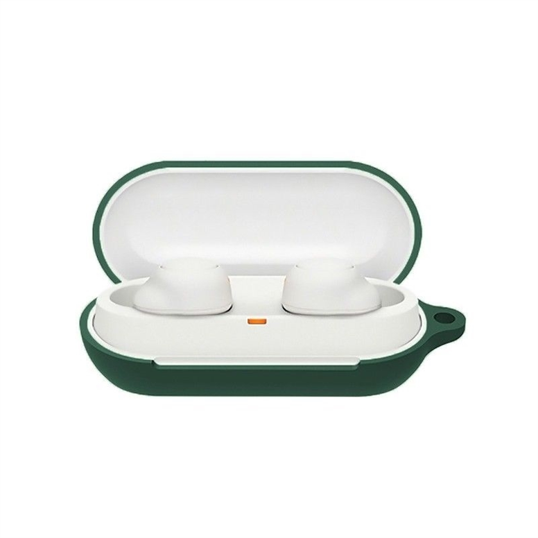 Чохол для навушників Sony WF-C500 BeCover Silicon Зелений (Dark Green) 168534 фото