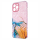 Чохол накладка для iPhone 12 Pro Max Mramor Case Рожева (Pink) 96286 фото 4