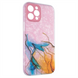 Чохол накладка для iPhone 12 Pro Max Mramor Case Рожева (Pink) 96286 фото 5