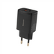 Зарядний пристрій Baseus Compact Quick Charger 20W QC+PD 1Type-C + 1USB Чорний (Black) 96214 фото 4