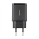 Зарядний пристрій Baseus Compact Quick Charger 20W QC+PD 1Type-C + 1USB Чорний (Black) 96214 фото 1