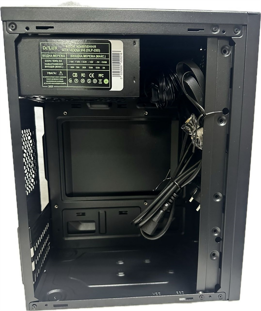 Корпус Delux MK 350 + БЖ 400W Чорний (Black) 207658 фото