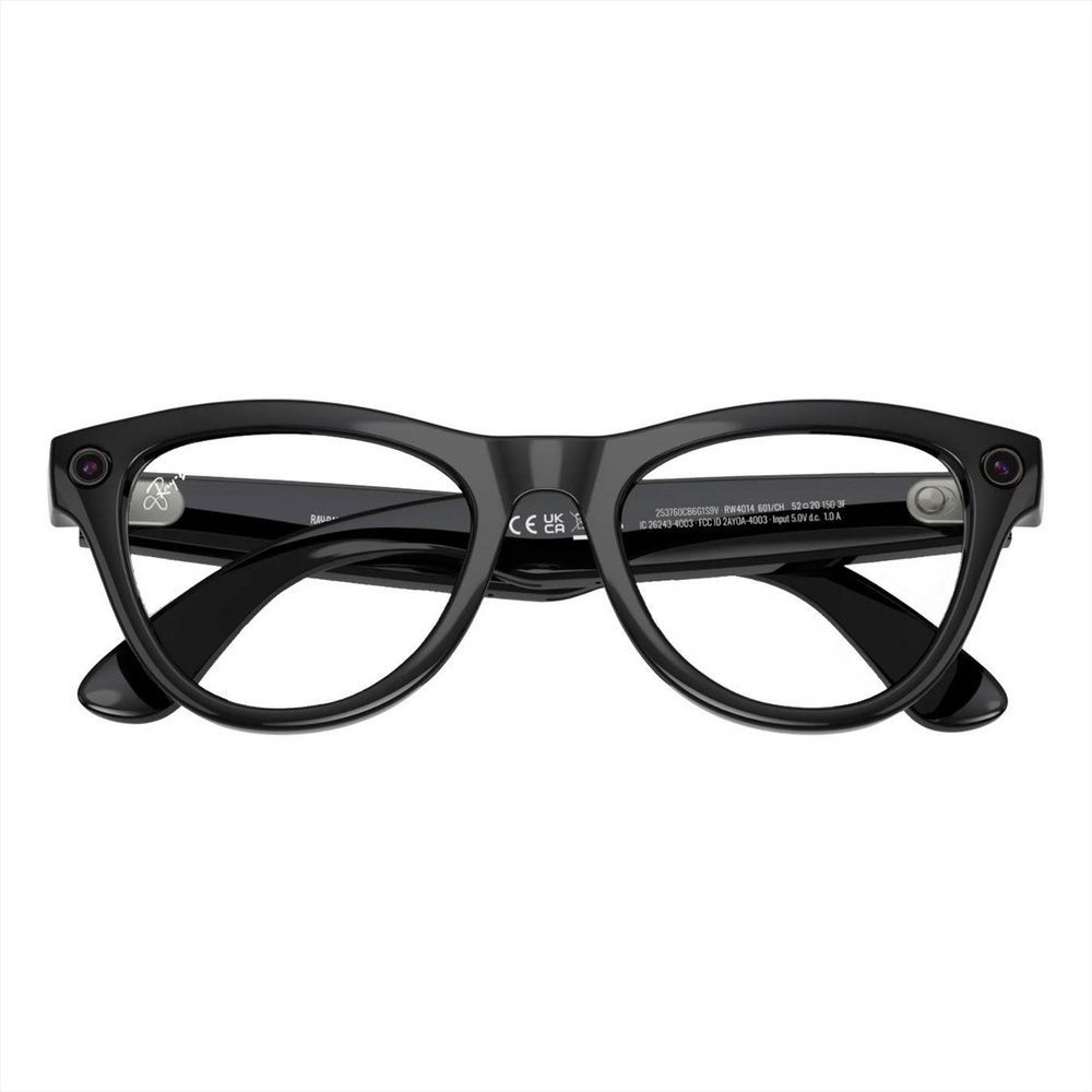 Окуляри Ray-Ban Meta Skyler Gen2 Standard Shiny Black Frame / Clear to Amethyst Transitions Lenses (RW4014 601/CH 52-20) 202264 фото