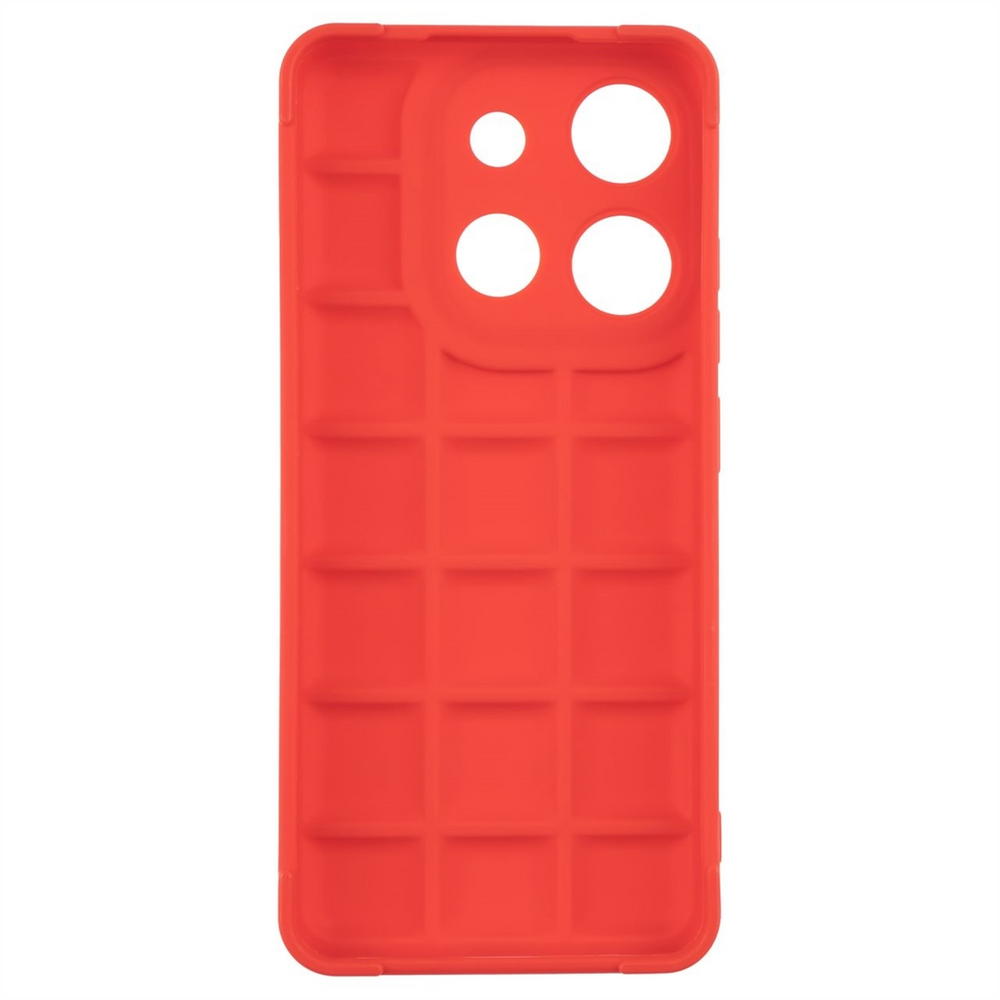 Чохол накладка для TECNO Spark GO 2023/POP 7 Quadrate Case Червона (Red) 110927 фото