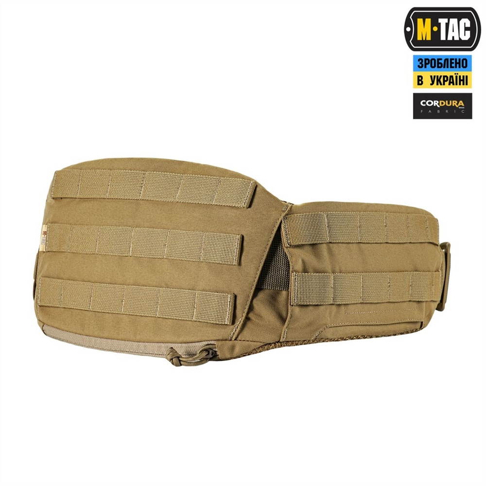 Пояс тактичний M-Tac War Belt ARMOR Коричневий (Coyote) (XS/S) 223581 фото