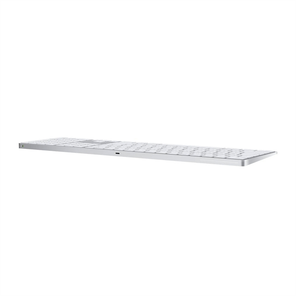 Клавіатура бездротова Apple Magic Keyboard with Numeric Keypad (MQ052) Біла (White) 199671 фото