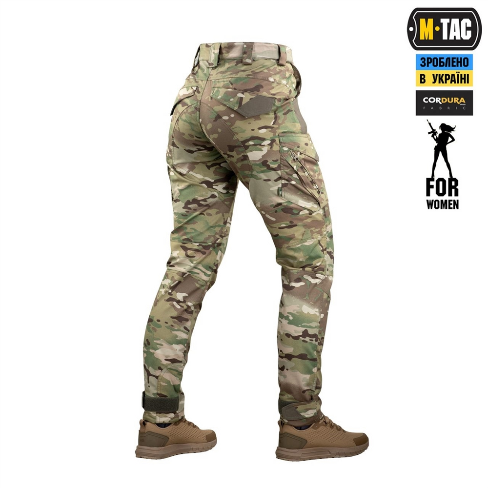 Штани M-Tac Aggressor Lady MC Зелені (Multicam) (26/32) 237473 фото
