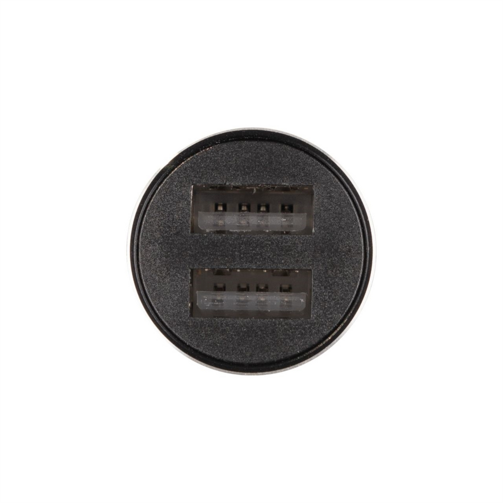 Автомобільний зарядний пристрій XO TZ09 2.4A/2USB + кабель lightning Чорний (Black) 91173 фото