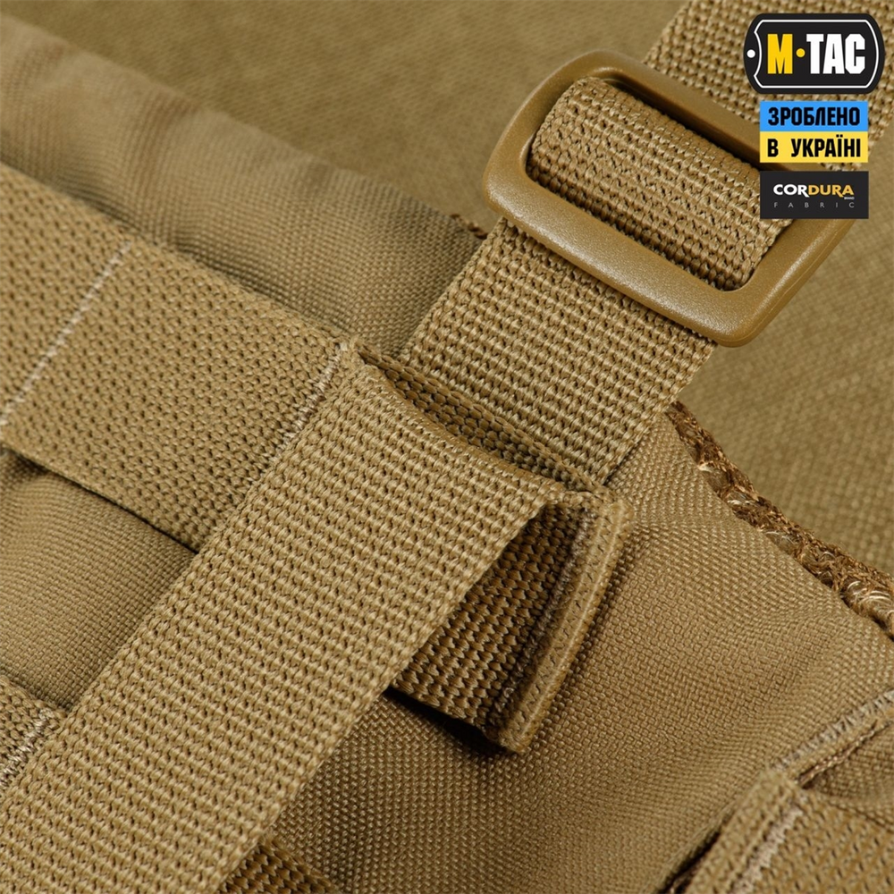 Пояс тактичний M-Tac War Belt ARMOR Коричневий (Coyote) (XS/S) 223581 фото