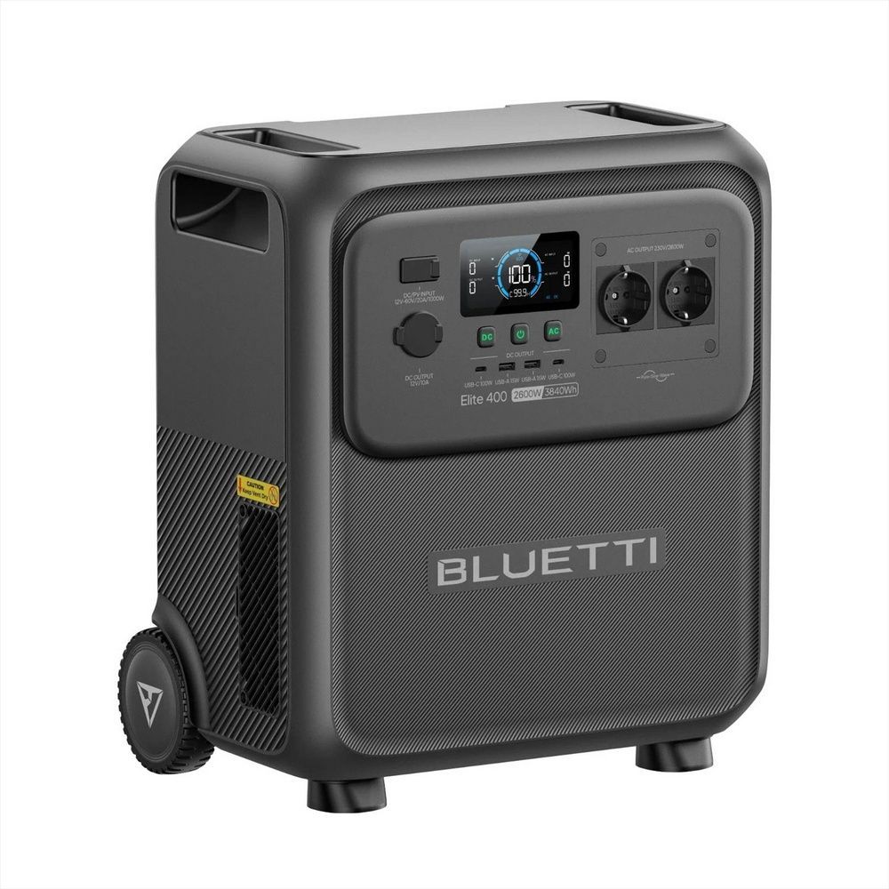 Портативна зарядна станція Bluetti Elite 400 (P-EL400-EU-GY-BL-010) Чорна (Black) 266792 фото