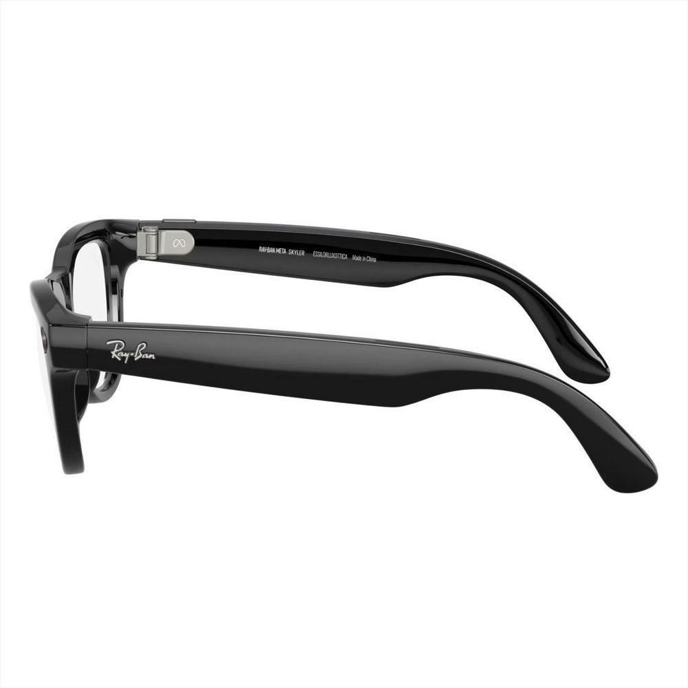 Окуляри Ray-Ban Meta Skyler Gen2 Standard Shiny Black Frame / Clear to Amethyst Transitions Lenses (RW4014 601/CH 52-20) 202264 фото