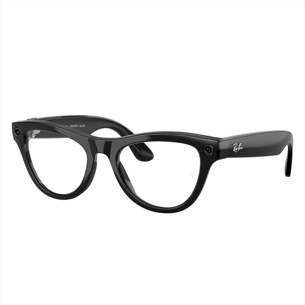 Окуляри Ray-Ban Meta Skyler Gen2 Standard Shiny Black Frame / Clear to Amethyst Transitions Lenses (RW4014 601/CH 52-20) 202264 фото